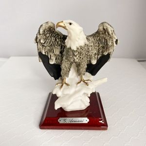 Giuseppe Armani Vintage 1988 Eagle On Snow Sculpture